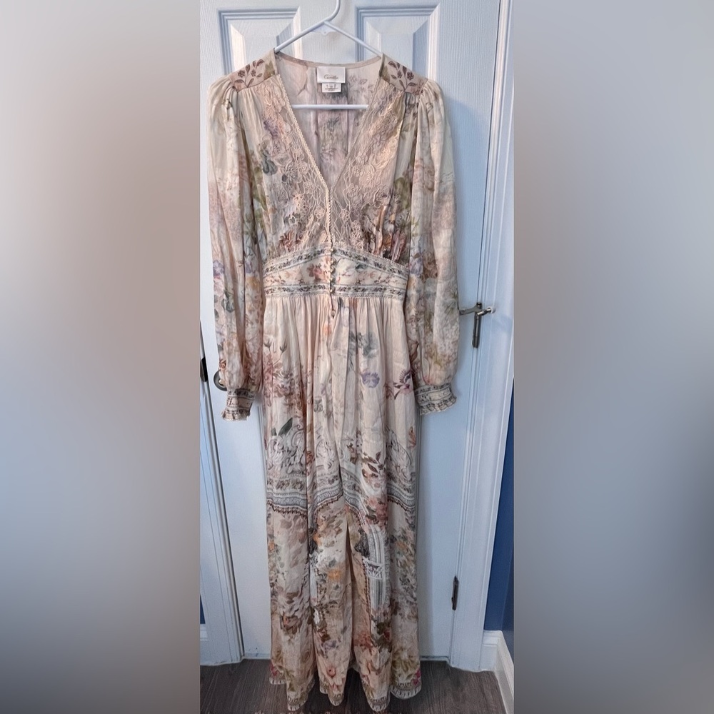 Camilla Adorned in Antiquity Button-Front Maxi Dress - XS - Picture 6 of 14